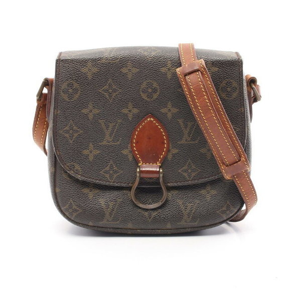Louis Vuitton Saint MM Bag Monogram Cloud Brown Leather Shoulder - Picture 2 of 7